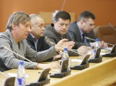 30 марта 2016 г. Великий Новгород. совещание по вопросу размещения высотной смотровой площадки на Веселой горке в Кремлевском парке. Фото Игоря Белова