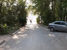 8 октября 2021 г. Великий Новгород, просп. Мира, 27. Дорожный ремонт по региональной программе "Дорога к дому". Фото предоставлено комитетом по управлению городским хозяйством