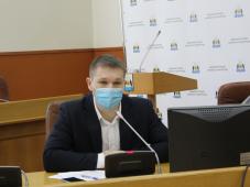 15 февраля 2021 г. Великий Новгород. Пресс-конференция по началу реконструкции Ильиной ул. Фото управления по работе со СМИ