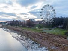 30 марта 2016 г. Великий Новгород. Визуализация возможной установки всесезонного колеса обозрения в Кремлевском парке