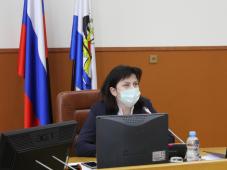 15 февраля 2021 г. Великий Новгород. Пресс-конференция по началу реконструкции Ильиной ул. Фото управления по работе со СМИ