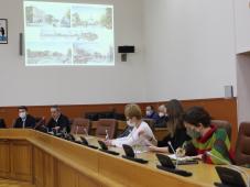 15 февраля 2021 г. Великий Новгород. Пресс-конференция по началу реконструкции Ильиной ул. Фото управления по работе со СМИ