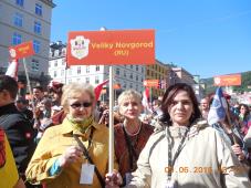 9 июня 2016 г. Делегация из Великого Новгорода на  36-х Ганзейских днях в норвежском городе Бергене